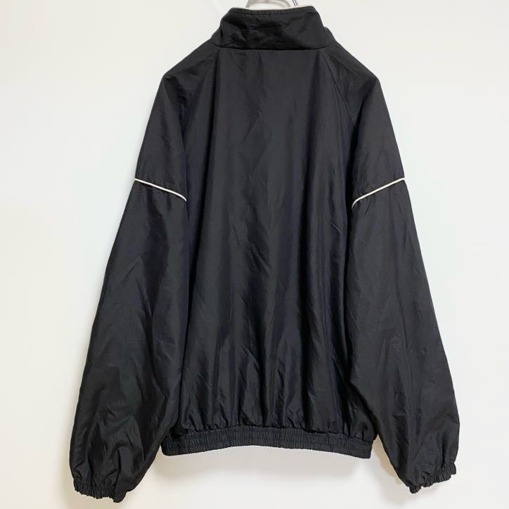 SIMPLY FOR SPORTS　長袖ハイネックブルゾン　ジップアップジャンパー　黒　ブラック　秋冬服　Lサイズ　古着