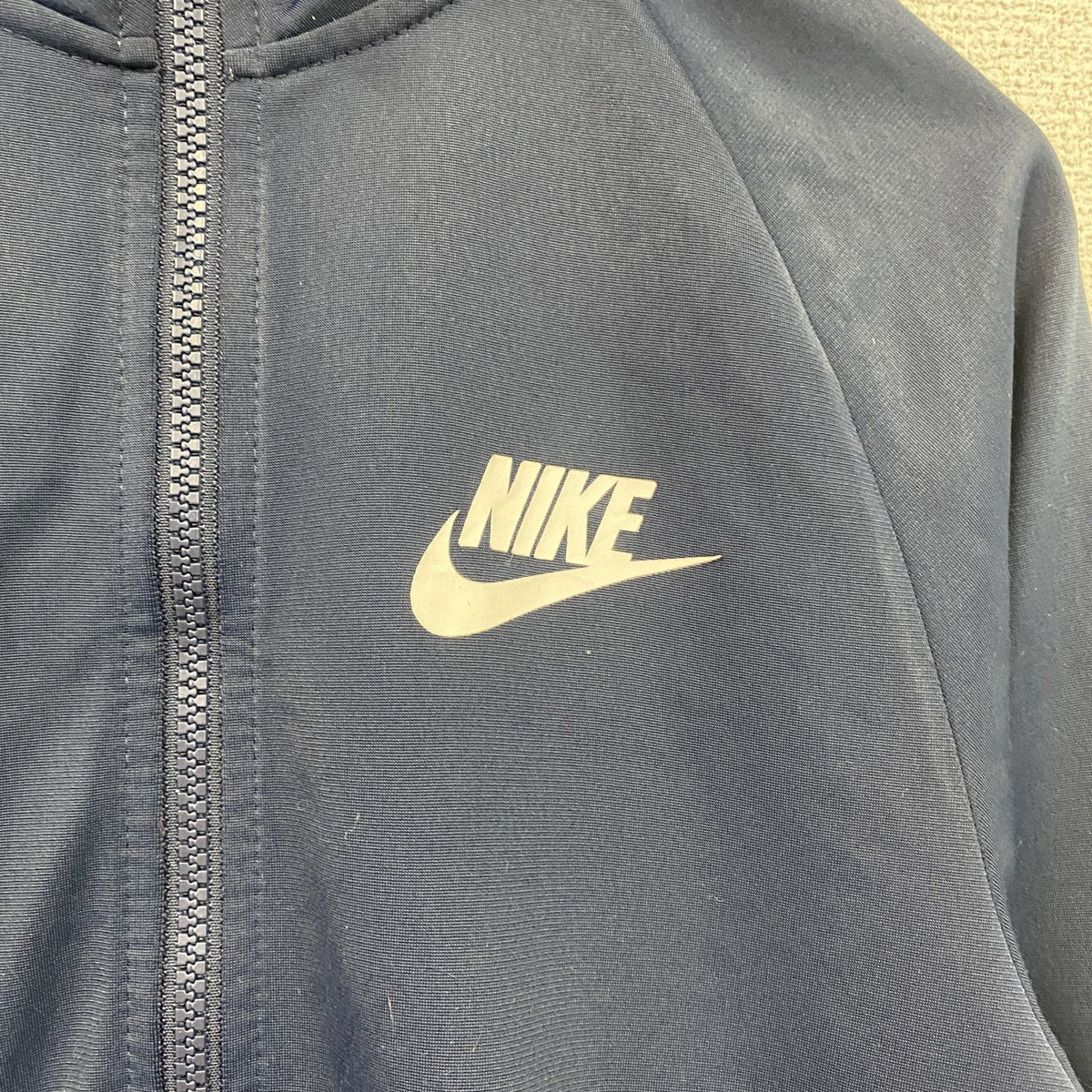 NIKE　ナイキ　トラックジャケット/ジャージ　紺　ネイビー　XSサイズ　古着