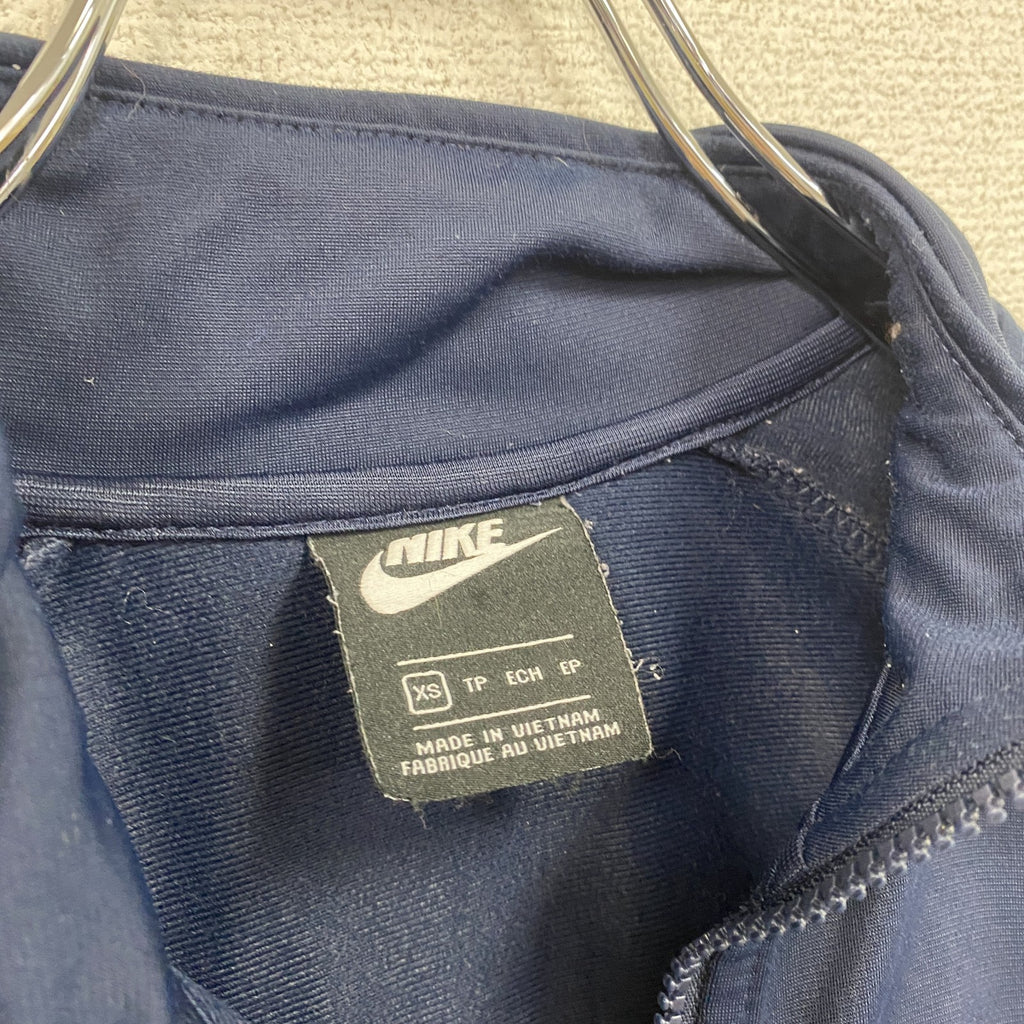 NIKE　ナイキ　トラックジャケット/ジャージ　紺　ネイビー　XSサイズ　古着