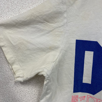 Sugar Duck　半袖プリントTシャツ　白　ホワイト　2XLサイズ