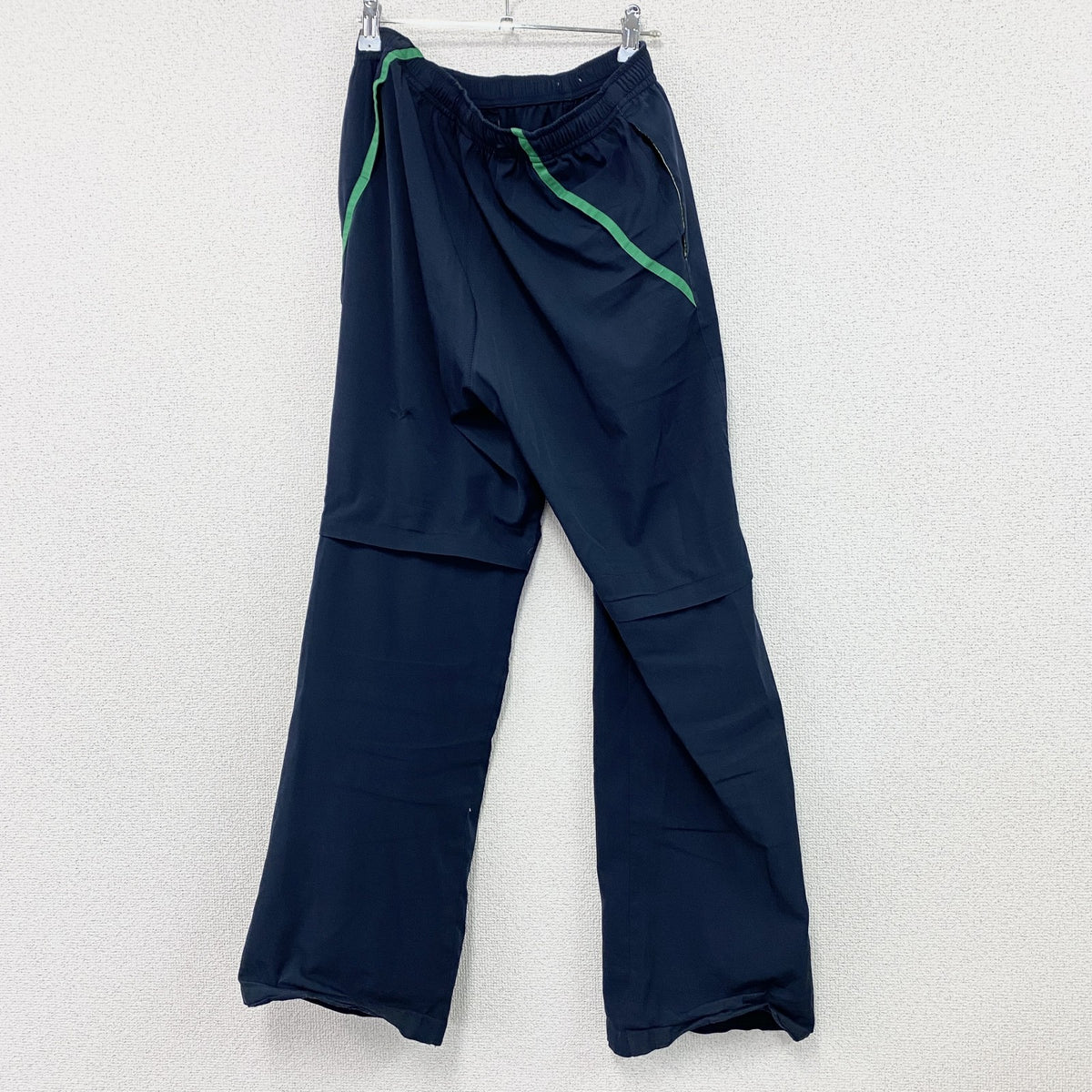NIKE　ナイキ　ジャージストレートパンツ　トラックパンツ/ジャージ　スウッシュ　紺　ネイビー　古着