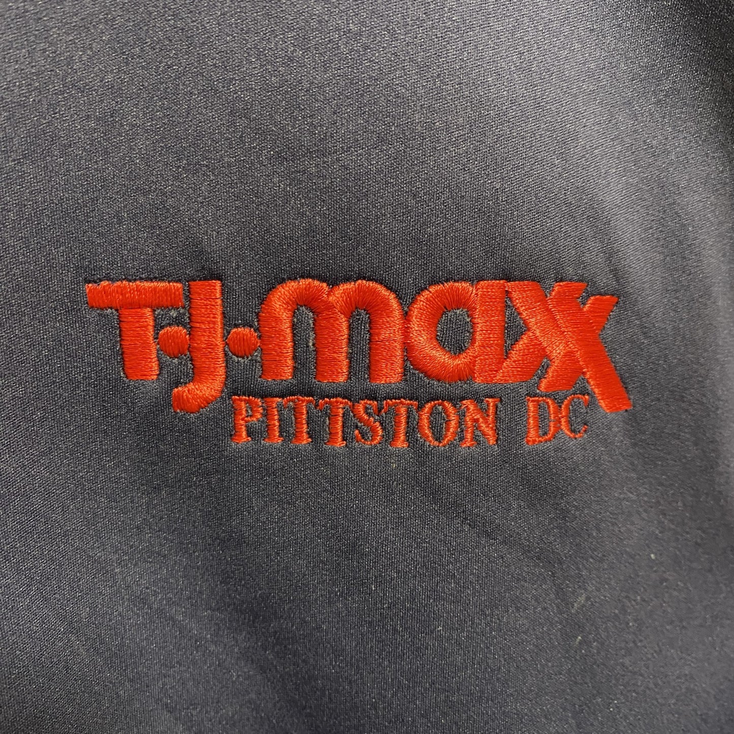 古着 used　ULTRACLUB　長袖フルジップトラックジャケット　ジャージ　ワンポイントロゴ刺繍　ネイビー　Mサイズ