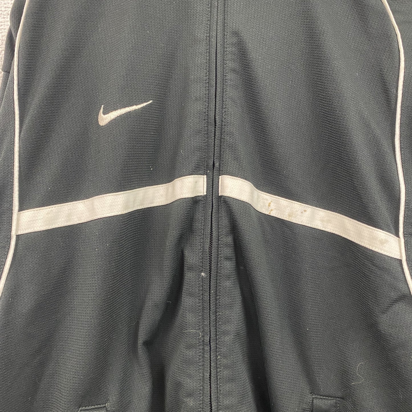 00s　NIKE　ナイキ　トラックジャケット/ジャージ　ヴィンテージ　黒　ブラック　Mサイズ
