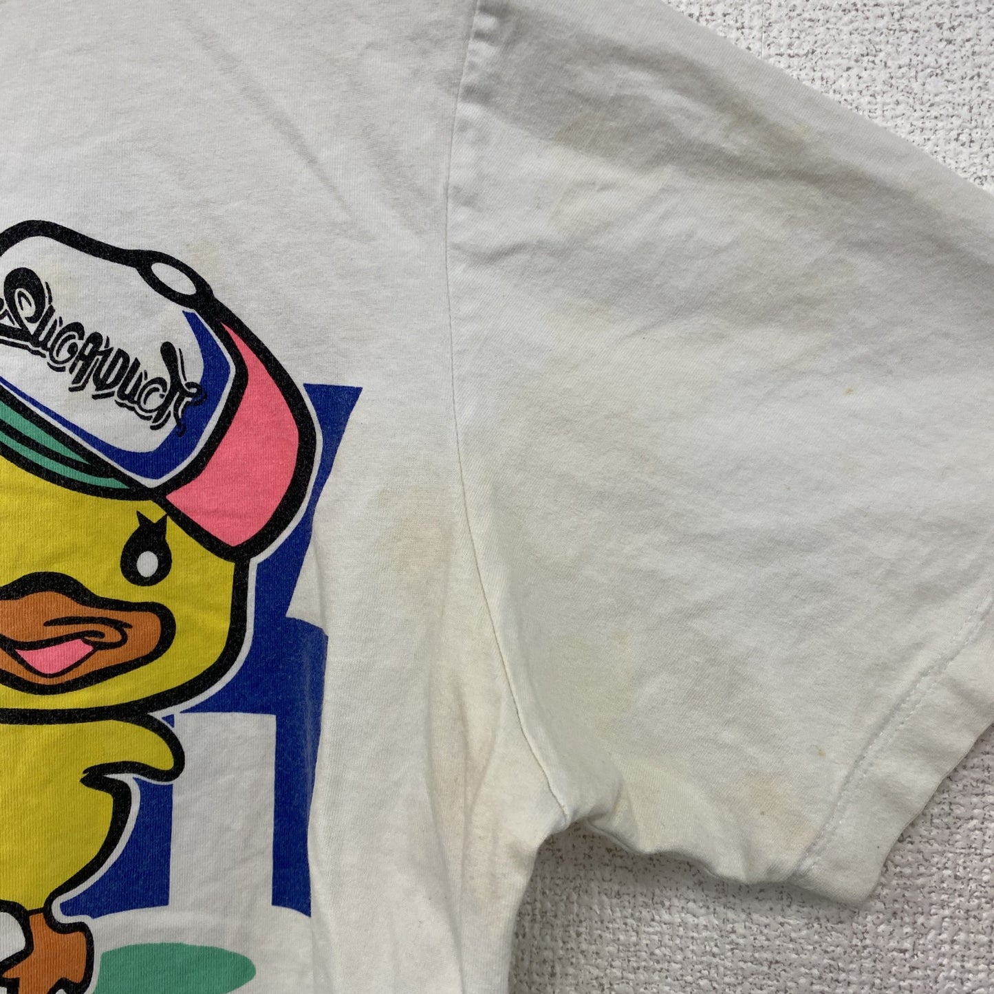 Sugar Duck　半袖プリントTシャツ　白　ホワイト　2XLサイズ