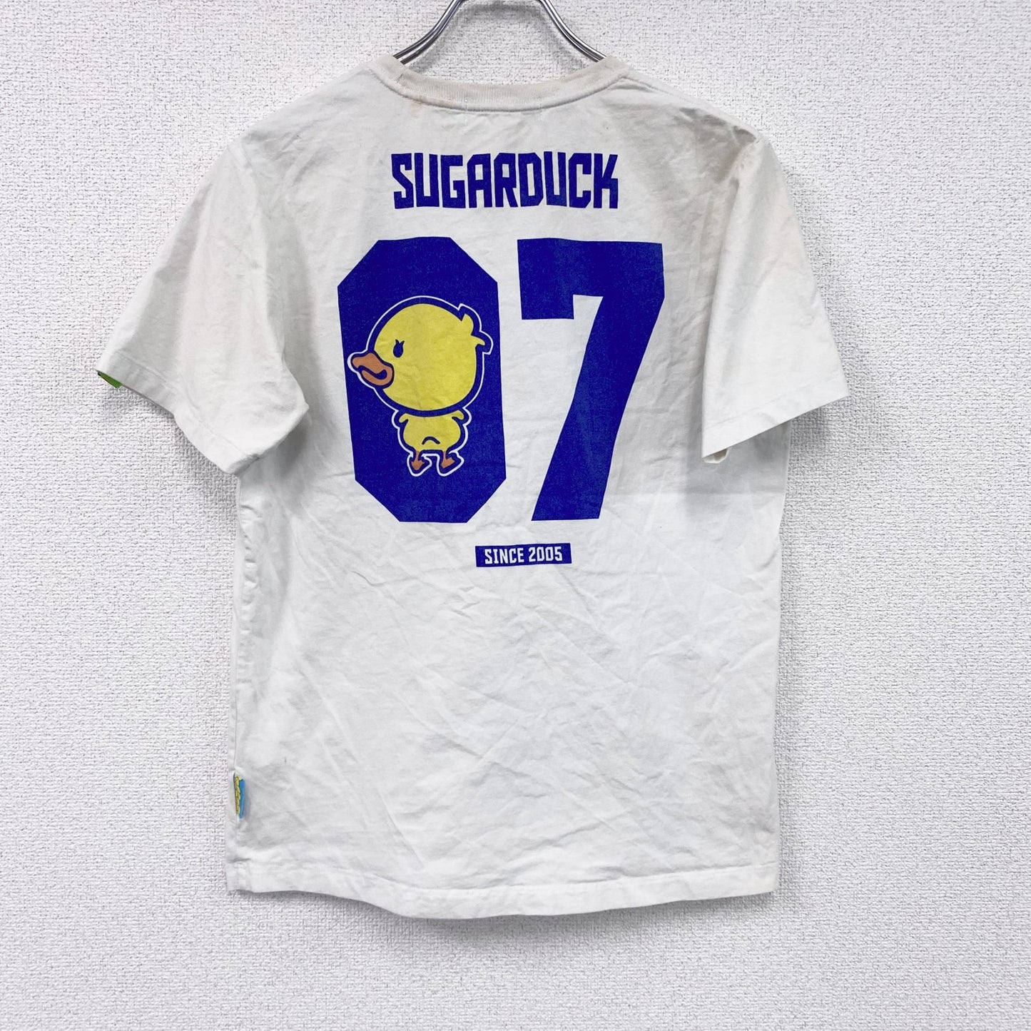 Sugar Duck　半袖プリントTシャツ　白　ホワイト　2XLサイズ