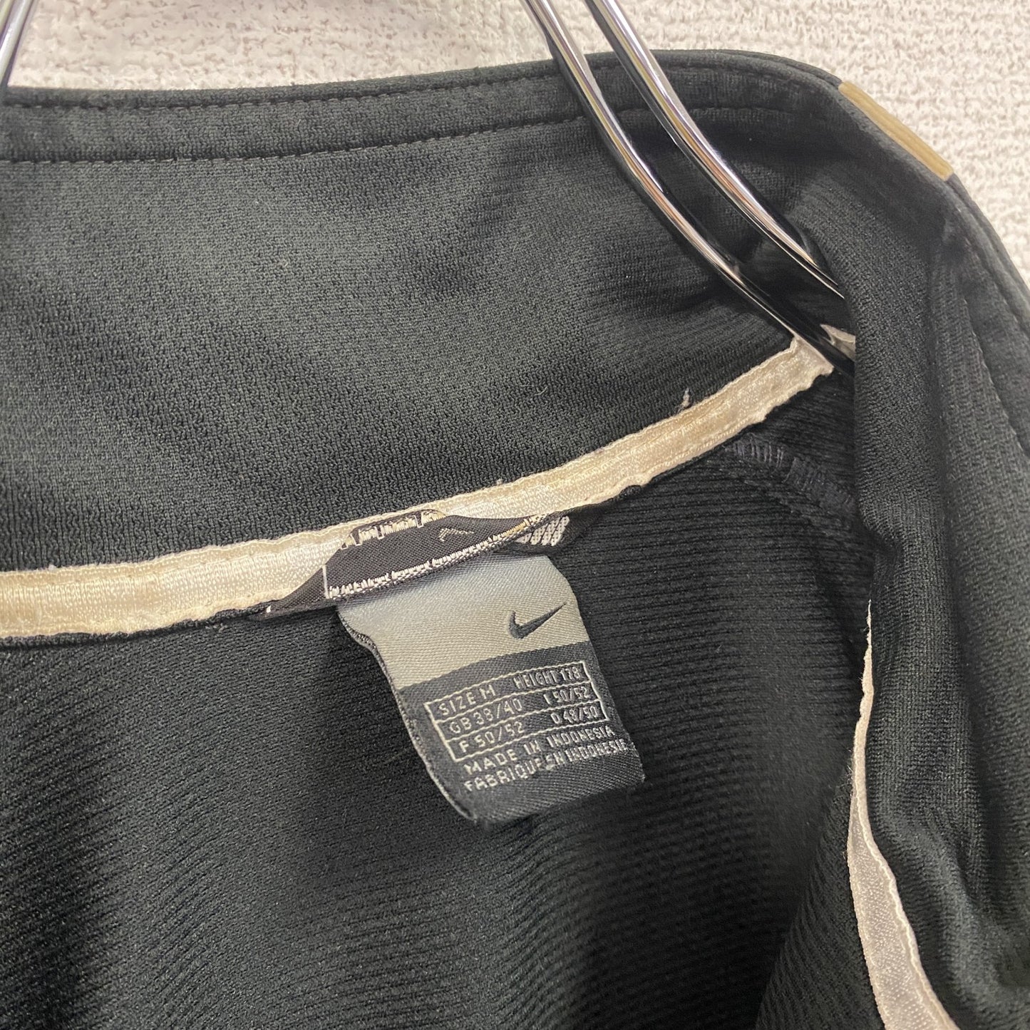 00s　NIKE　ナイキ　トラックジャケット/ジャージ　ヴィンテージ　黒　ブラック　Mサイズ