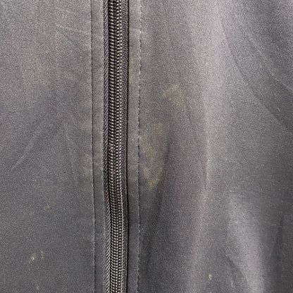 古着 used　ULTRACLUB　長袖フルジップトラックジャケット　ジャージ　ワンポイントロゴ刺繍　ネイビー　Mサイズ