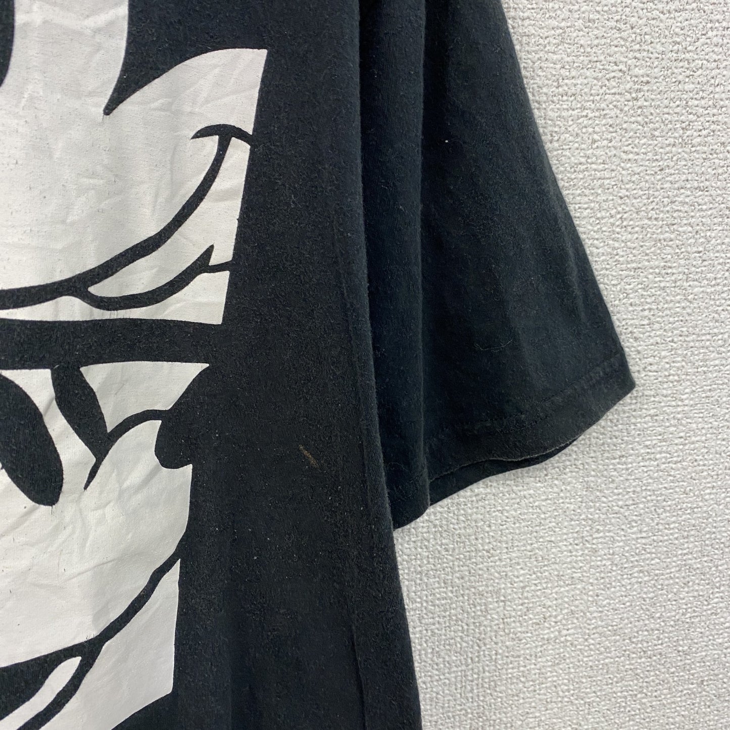 Disney　ディズニー　半袖プリントTシャツ　ミッキー　キャラクターデザイン　黒　ブラック　XLサイズ