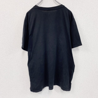 Disney　ディズニー　半袖プリントTシャツ　ミッキー　キャラクターデザイン　黒　ブラック　XLサイズ