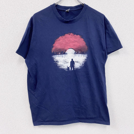 SOL’S　ソールズ　ポケットモンスター　ポケモン　半袖プリントTシャツ　紺　ネイビー　XLサイズ