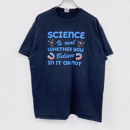 PORT&COMPANY　ポートアンドカンパニー　半袖プリントTシャツ　黒　ブラック　XLサイズ