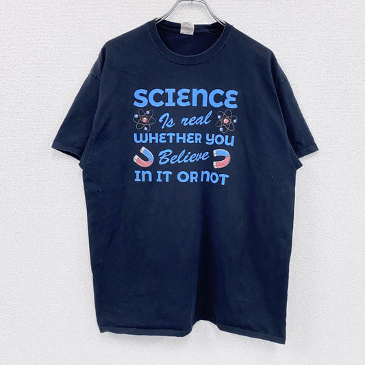 PORT&COMPANY　ポートアンドカンパニー　半袖プリントTシャツ　黒　ブラック　XLサイズ