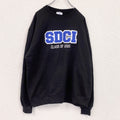 Champion　チャンピオン　スウェット/トレーナー　刺繍ロゴ　クルーネック　現行　黒　ブラック　XLサイズ　古着