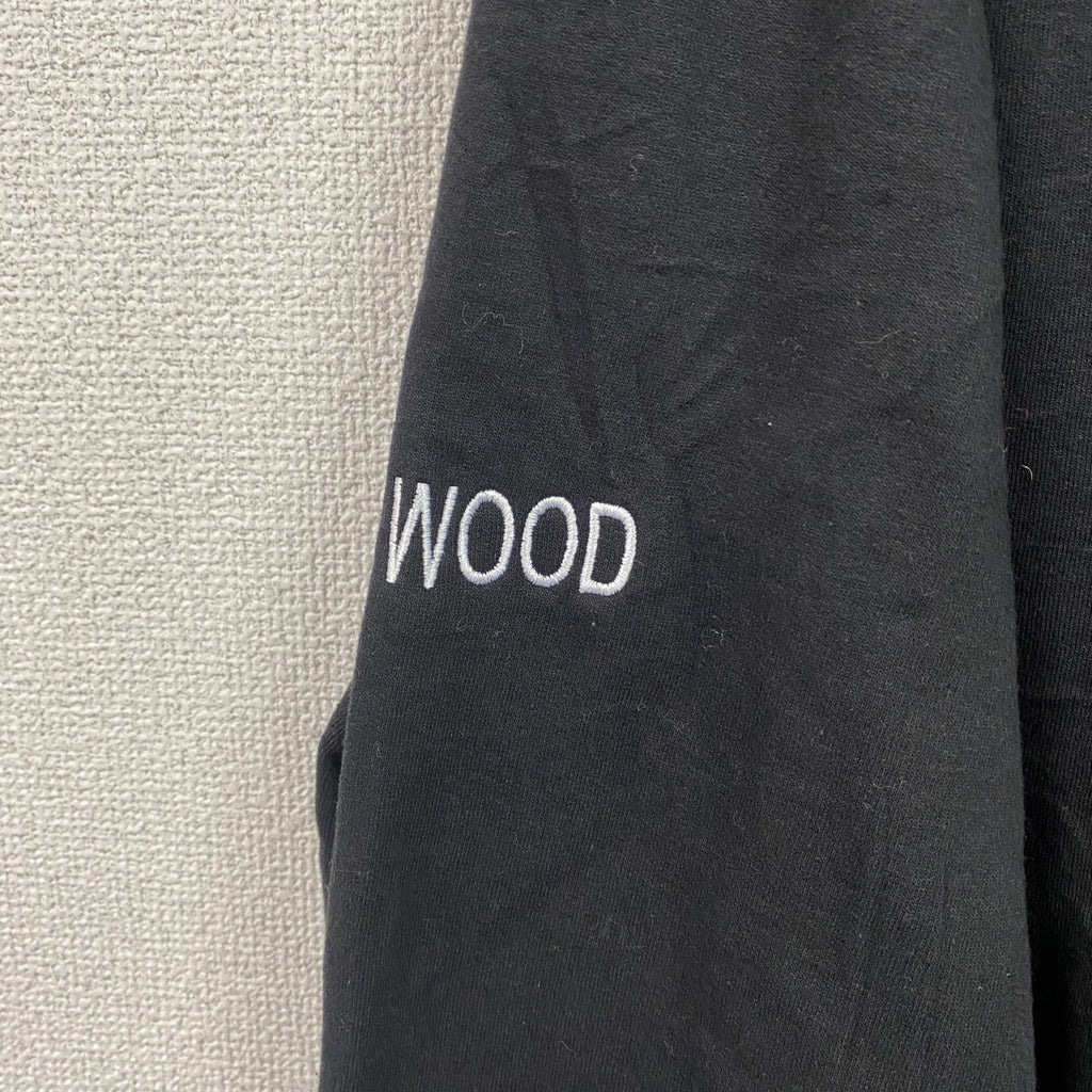 Champion　チャンピオン　スウェット/トレーナー　刺繍ロゴ　クルーネック　現行　黒　ブラック　XLサイズ　古着