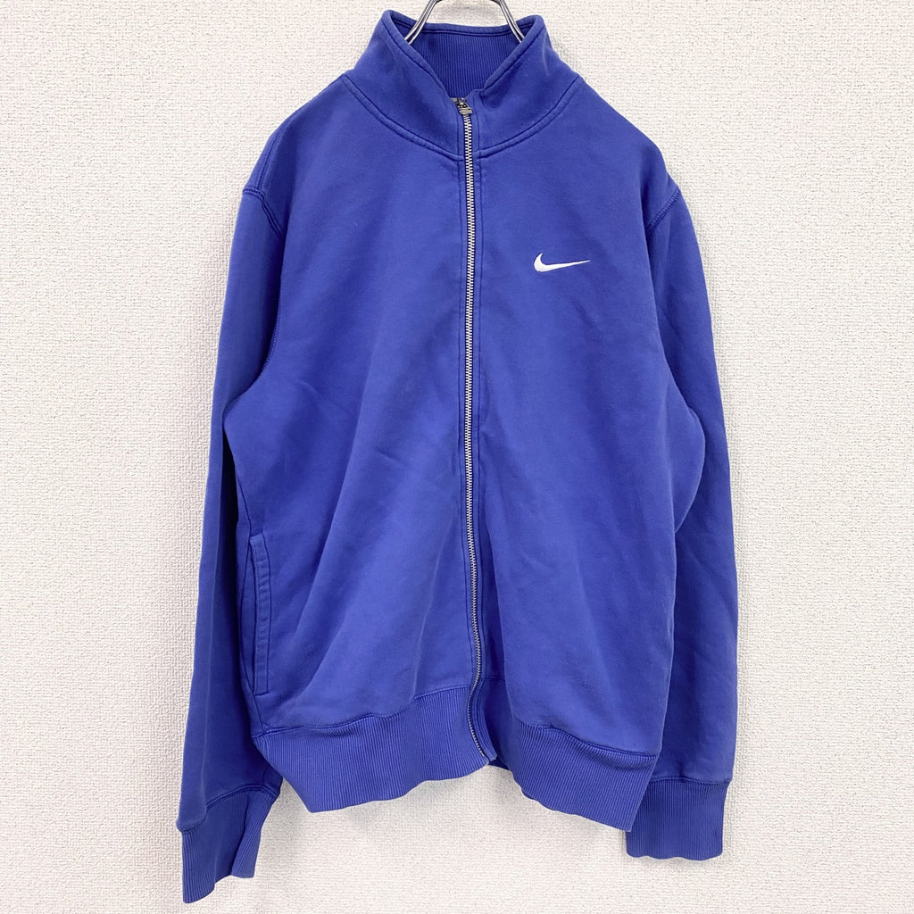 NIKE　ナイキ　フルジップスウェットジャケット　トラックジャケット/ジャージ　青　ブルー　Mサイズ　古着