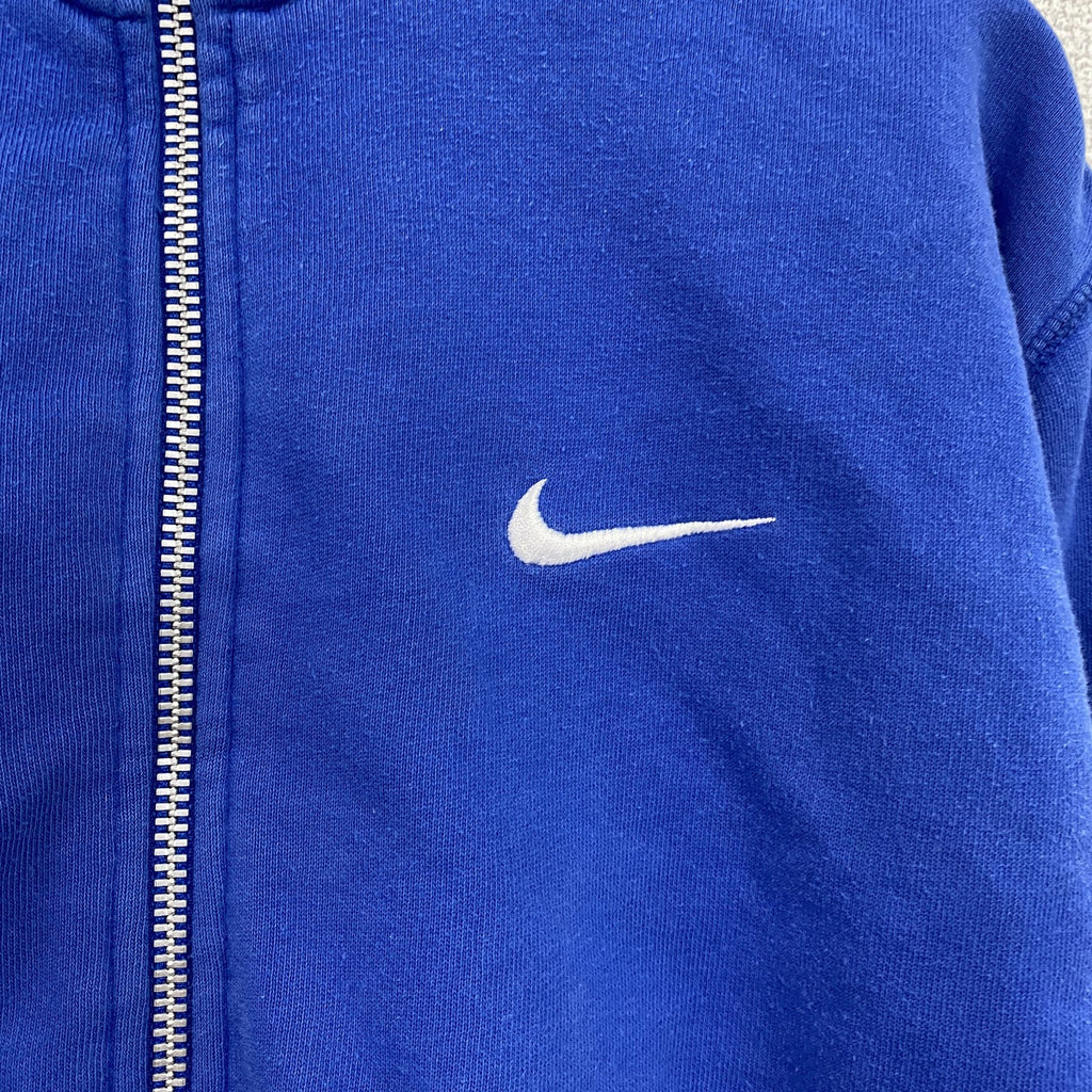 NIKE　ナイキ　フルジップスウェットジャケット　トラックジャケット/ジャージ　青　ブルー　Mサイズ　古着