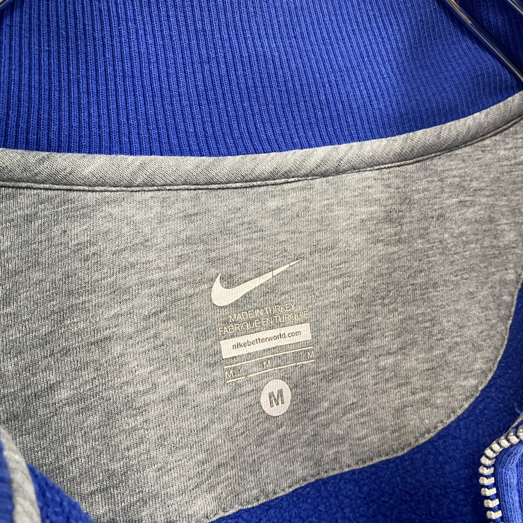 NIKE　ナイキ　フルジップスウェットジャケット　トラックジャケット/ジャージ　青　ブルー　Mサイズ　古着