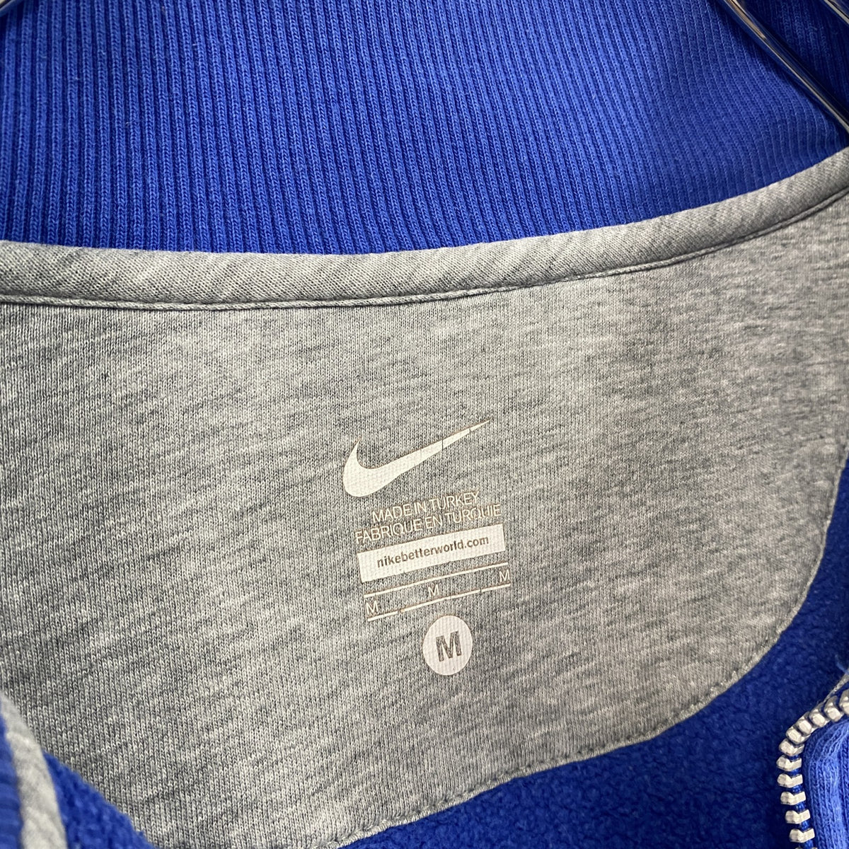 NIKE　ナイキ　フルジップスウェットジャケット　トラックジャケット/ジャージ　青　ブルー　Mサイズ　古着