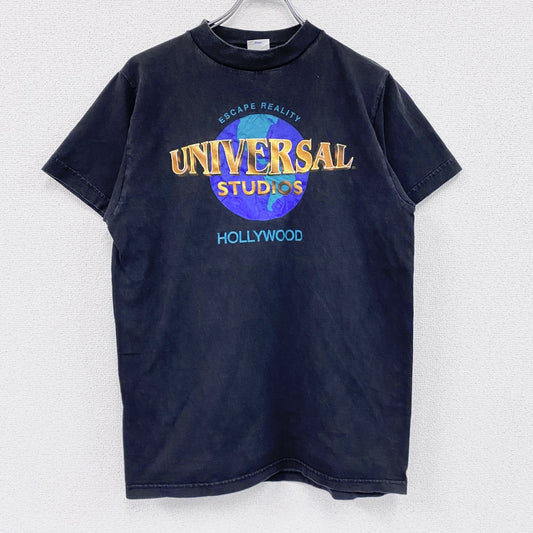～00s　UNIVERSAL STUDIOS　ユニバーサルスタジオ　半袖プリントTシャツ　黒　ブラック　Mサイズ