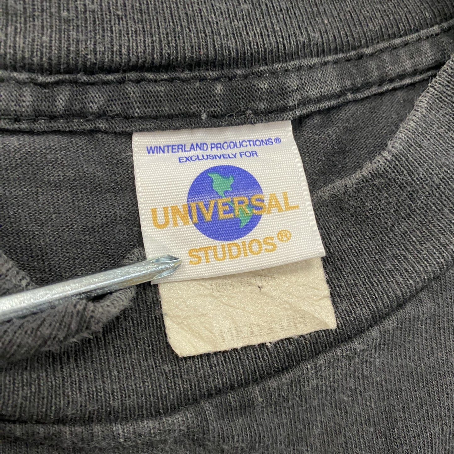 ～00s　UNIVERSAL STUDIOS　ユニバーサルスタジオ　半袖プリントTシャツ　黒　ブラック　Mサイズ