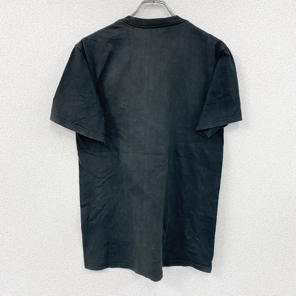 JERZEES　ジャージーズ　半袖プリントTシャツ　黒　ブラック　Lサイズ　古着