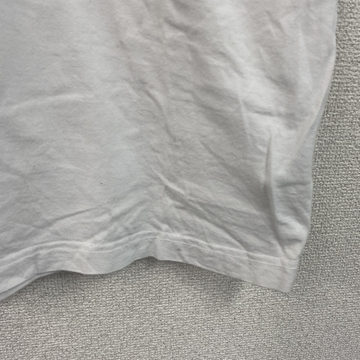 X-LARGE　エクストララージ　半袖プリントTシャツ　デカロゴ　両面プリント　白　ホワイト　Lサイズ　古着