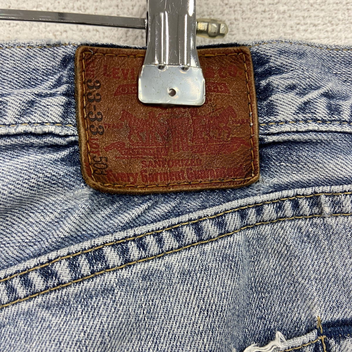 Levi's　リーバイス　503　デニムパンツ/ジーンズ　ジップフライ　インディゴ　W33サイズ　古着