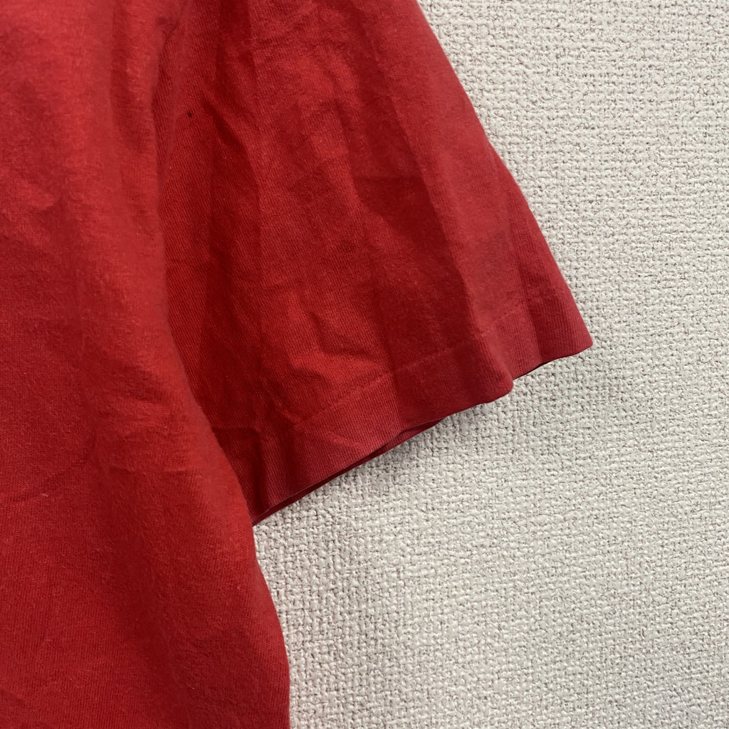 90s　Hanes　ヘインズ　半袖プリントTシャツ　シングルステッチ　フェード　HAWAII　スーベニア　赤　レッド　Mサイズ　　ヴィンテージ　古着