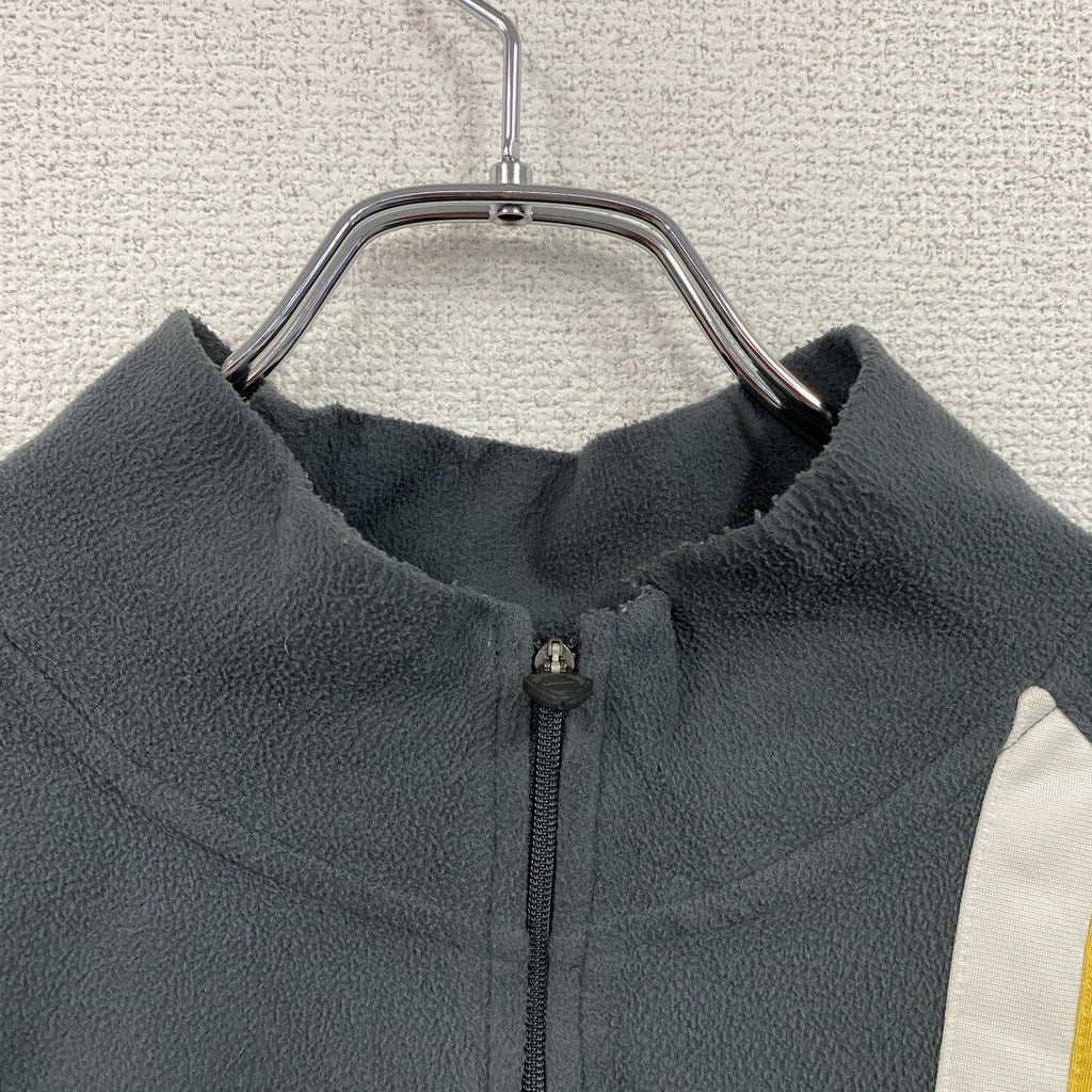 NIKE　ナイキ　THERMA-FIT　フリースジャケット/ボアジャケット　スウッシュ　灰色　グレー　2XLサイズ　古着