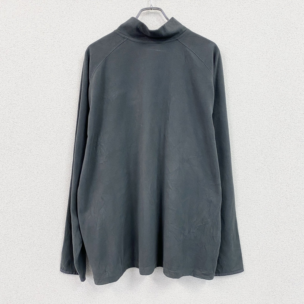 NIKE　ナイキ　THERMA-FIT　フリースジャケット/ボアジャケット　スウッシュ　灰色　グレー　2XLサイズ　古着