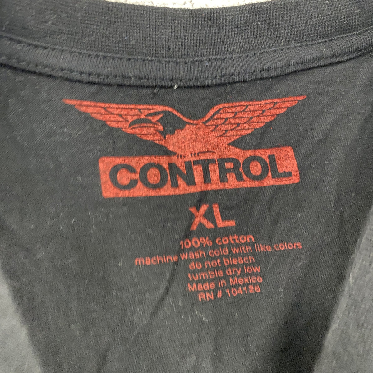 CONTROL　ICE CUBE　アイスキューブ　半袖プリントTシャツ　黒　ブラック　XLサイズ　古着