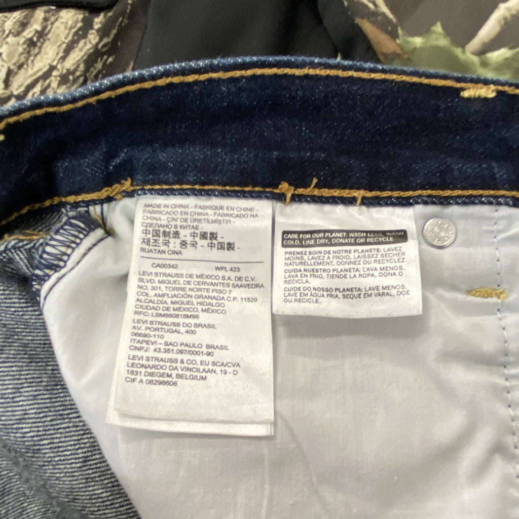 Levi’ｓ　リーバイス　デニムパンツ/ジーンズ　ジップフライ　インディゴ　W32サイズ　古着