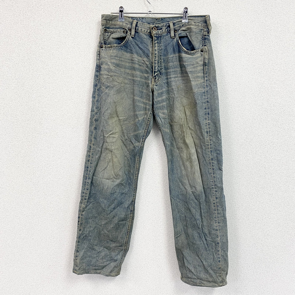 Levi’s　リーバイス　503　デニムパンツ/ジーンズ　ジップフライ　縦落ち　鬼ヒゲ　インディゴ　W33サイズ　古着
