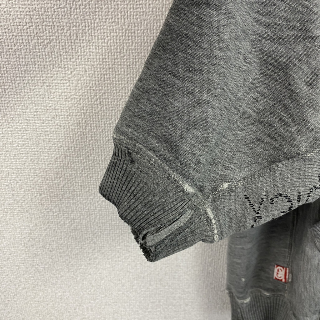 ECKO UNLTD.　エコーアンリミテッド　リバースウィーブタイプ　スウェットパーカー/フーディー　グレー　灰色　古着