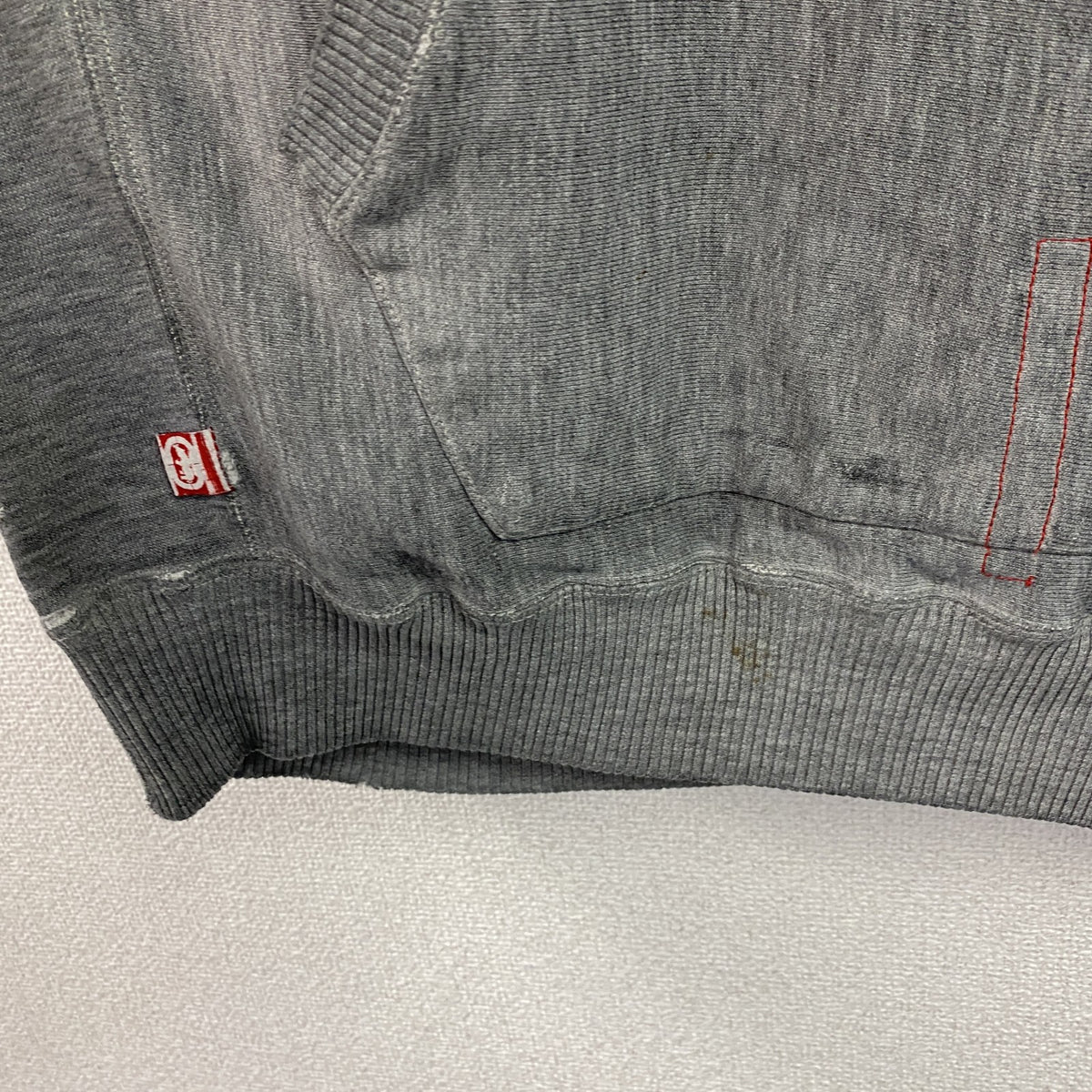 ECKO UNLTD.　エコーアンリミテッド　リバースウィーブタイプ　スウェットパーカー/フーディー　グレー　灰色　古着