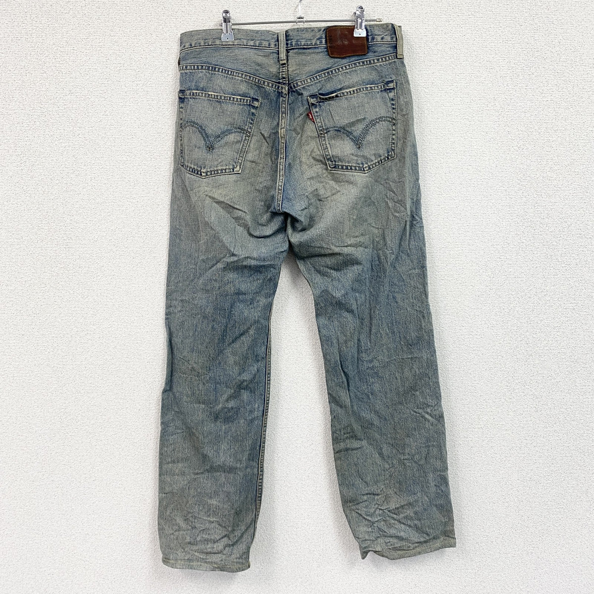 Levi’s　リーバイス　503　デニムパンツ/ジーンズ　ジップフライ　縦落ち　鬼ヒゲ　インディゴ　W33サイズ　古着
