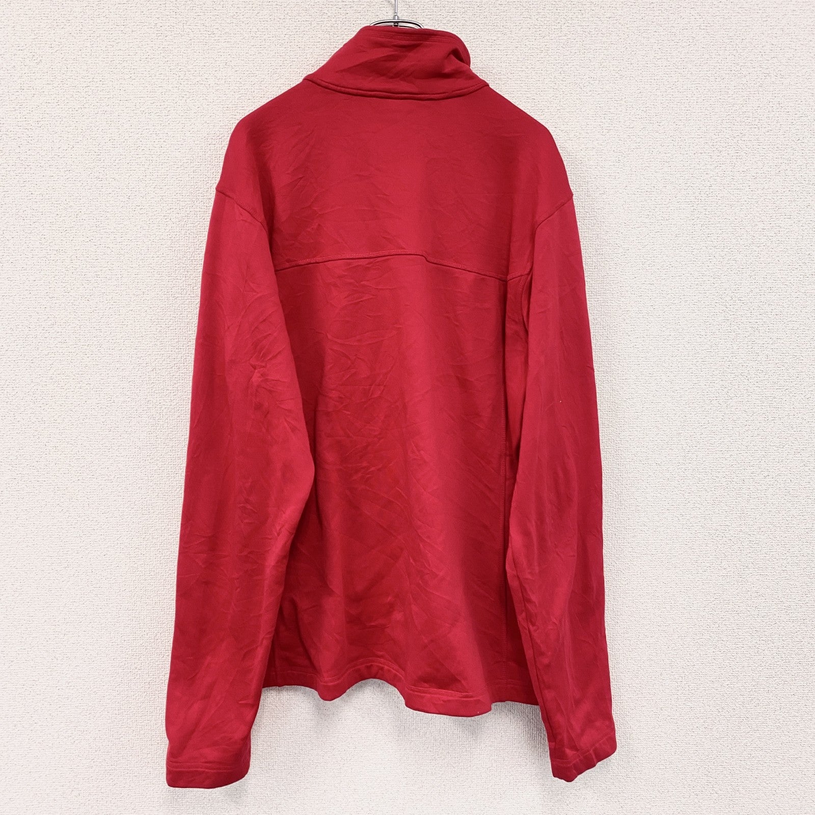 LANDS’END　ランズエンド　トラックジャケット/ジャージ　裏起毛　赤　レッド　XLサイズ　古着