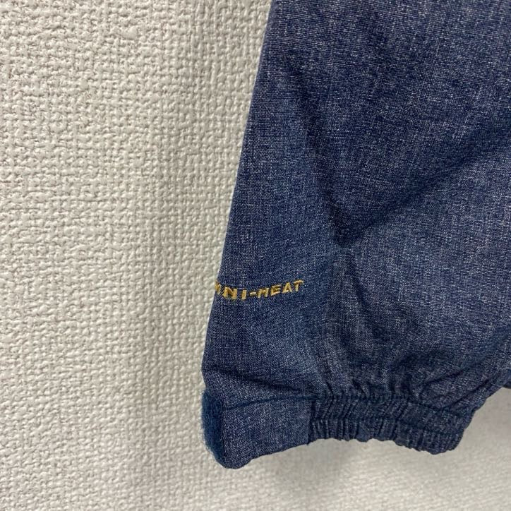 Columbia　コロンビア　フルジップナイロンジャケット　紺　ネイビー　Lサイズ　古着