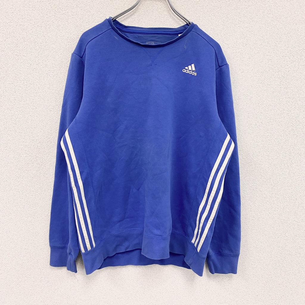 adidas　アディダス　スウェット/トレーナー　青　ブルー　Mサイズ　古着