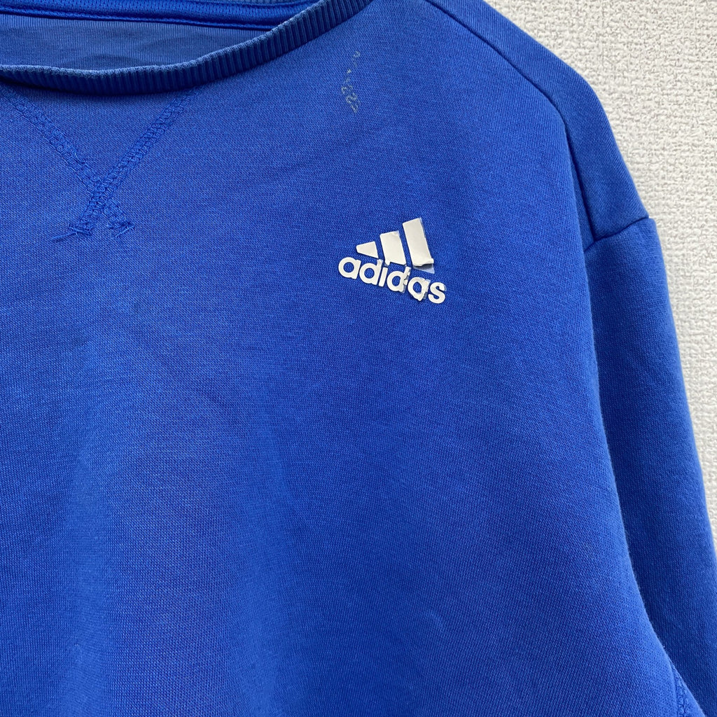 adidas　アディダス　スウェット/トレーナー　青　ブルー　Mサイズ　古着