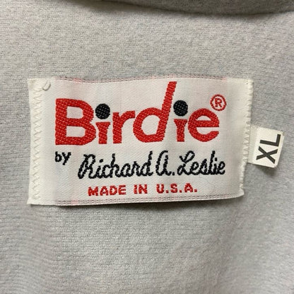 古着 used　Birdie　長袖ハーフジップナイロンジャケット　フード付き　緑　グリーン　USA製　オーバーサイズ　XLサイズ