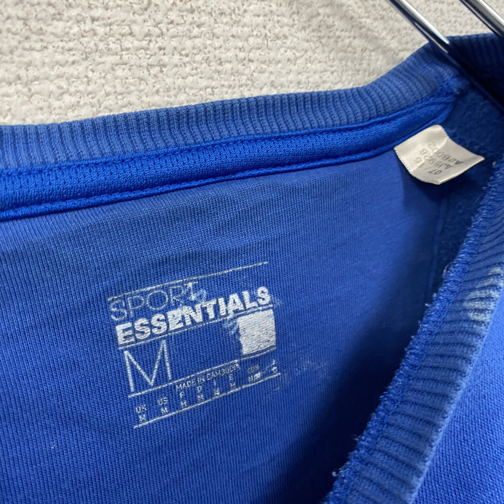 adidas　アディダス　スウェット/トレーナー　青　ブルー　Mサイズ　古着