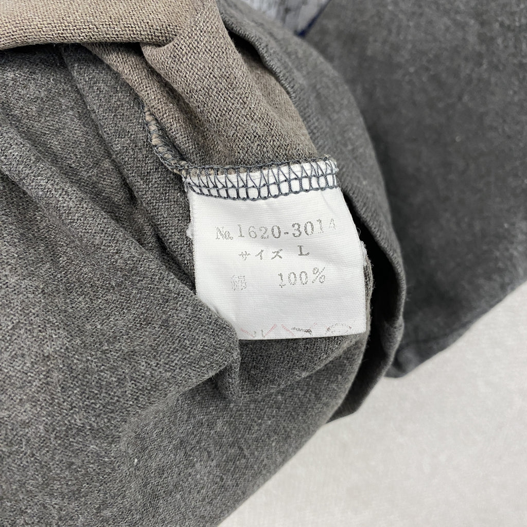 CHAPS　チャップス　半袖プリントTシャツ　グレー　Lサイズ　古着