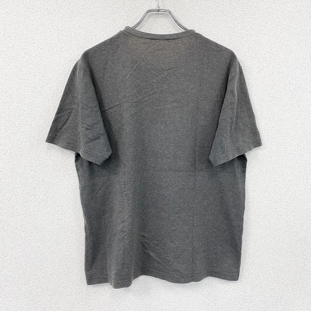 CHAPS　チャップス　半袖プリントTシャツ　グレー　Lサイズ　古着