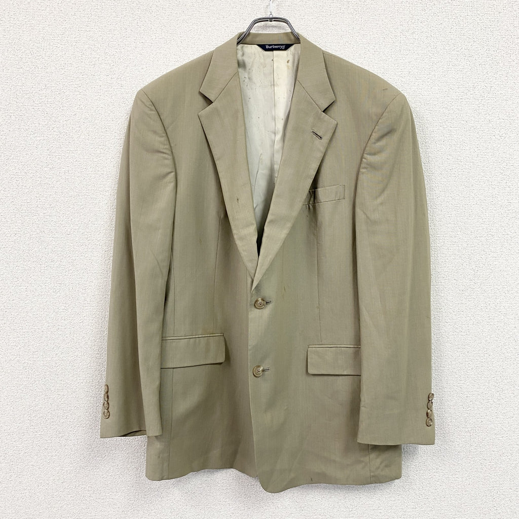 Burberrys　バーバリーズ　テーラードジャケット　Super 100's Wool　ベージュ　42Rサイズ　古着