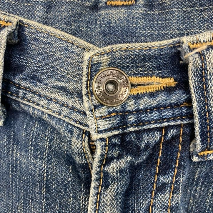 Wrangler　ラングラー　デニムパンツジーンズ　ジップフライ　インディゴ　W28サイズ メンズ コットン 古着