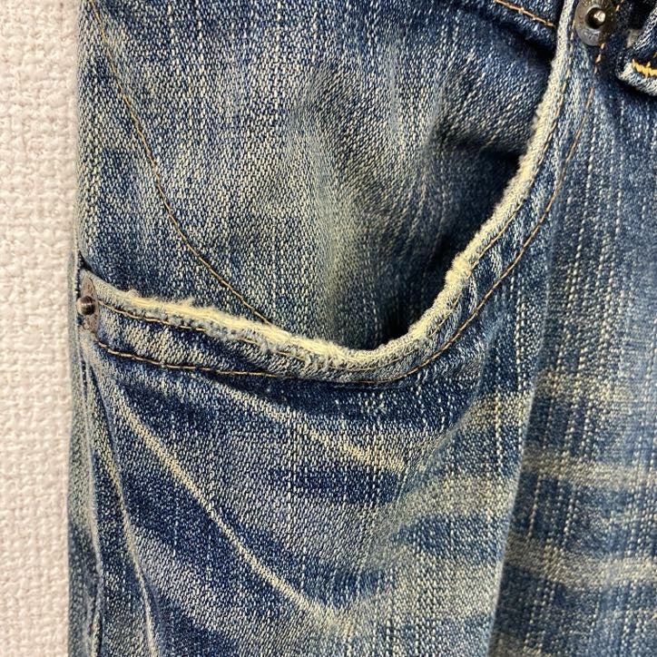 Wrangler　ラングラー　デニムパンツジーンズ　ジップフライ　インディゴ　W28サイズ メンズ コットン 古着