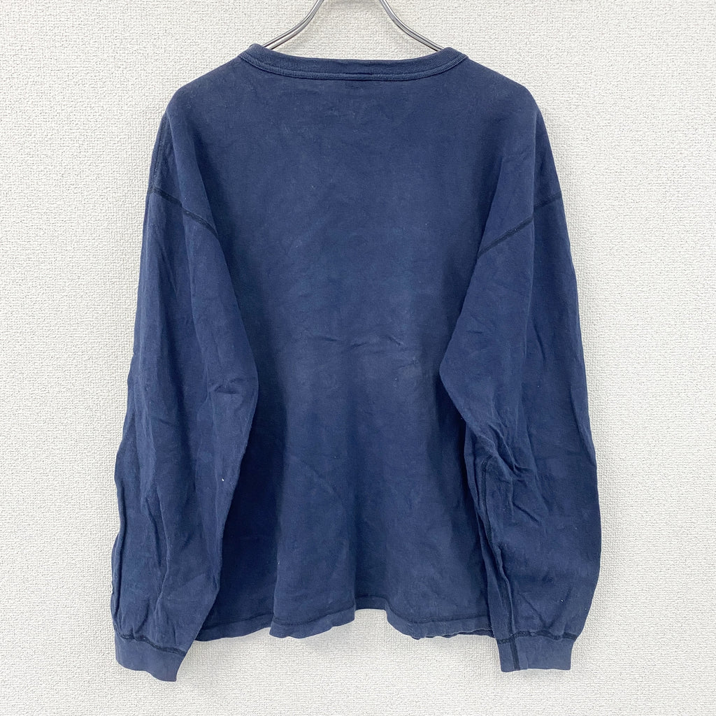 Champion Products　チャンピオンプロダクツ　長袖Tシャツ/ロンT　紺　ネイビー　46-48サイズ　古着