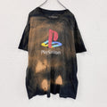 プレイステーション　半袖プリントTシャツ　黒　ブラック　XLサイズ　　古着