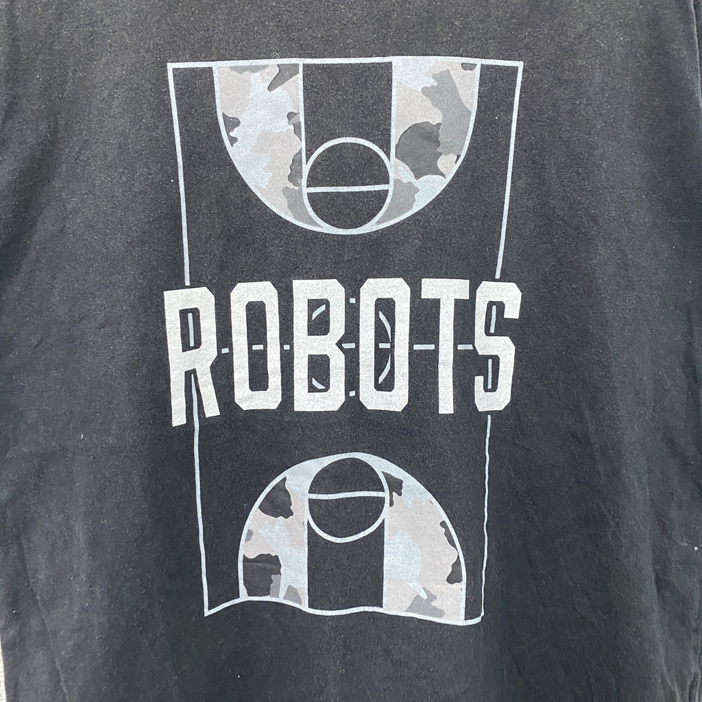 ROBOTS　茨城ロボッツ　半袖プリントTシャツ　黒　ブラック　古着